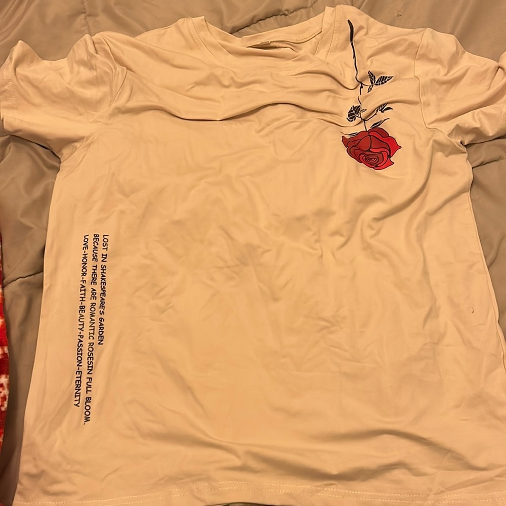Never worn, medium sized shirt, unknown source material.